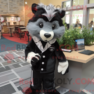 Maskottchen eines schwarzen...