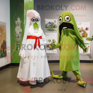 Maskotkarakter av en Olive...