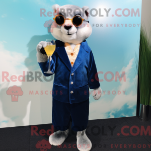 Mascot character of a Navy...