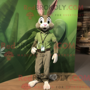 Mascot character of a Olive...