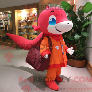 Mascot character of a Red...