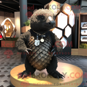 Mascot character of a Black...