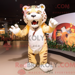 Maskot karakter af en creme...