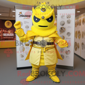 Mascot character of a Lemon...