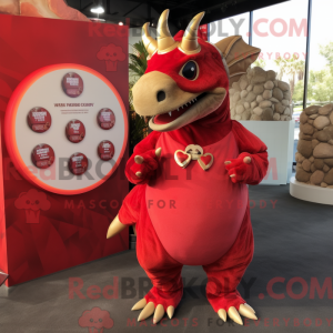 Mascot character of a Red...