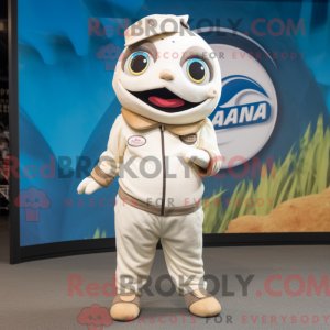 Mascot character of a Cream...