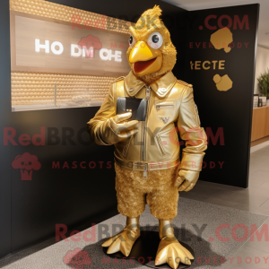 Mascot character of a Gold...