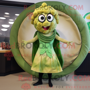 Mascot character of a Olive...