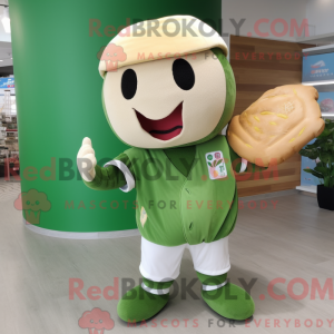 Mascot character of a Green...