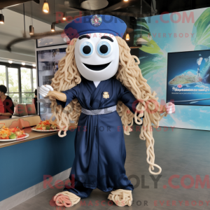 Maskotkarakter af en Navy...