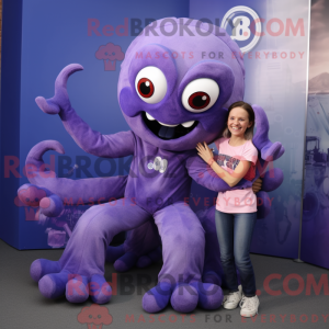 Postava maskota Purple...