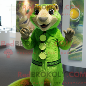 Mascot character of a Lime...