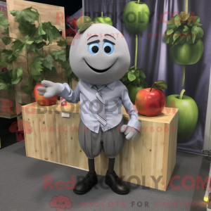 Mascot character of a Gray...