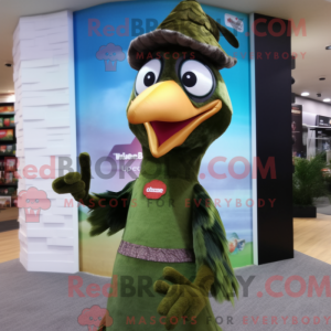 Mascot character of a Olive...