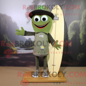Mascot character of a Olive...