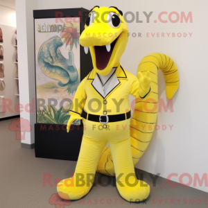 Mascottefiguur van een...