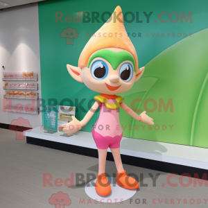 Mascot character of a Peach...