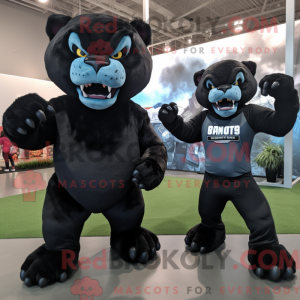 Mascot character of a Black...
