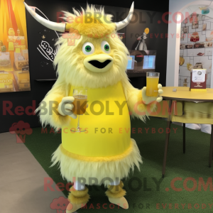 Mascot character of a Lemon...