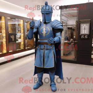 Mascot character of a Blue...
