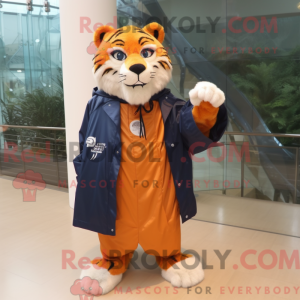 Mascot character of a Navy...