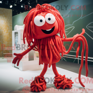 Mascot character of a Red...