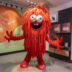Mascot character of a Red...
