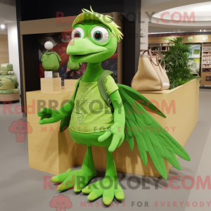 Mascot character of a Lime...