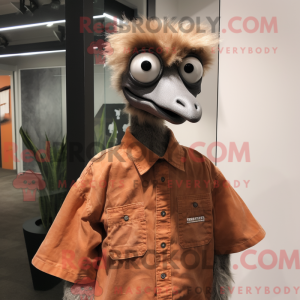 Maskotkarakter af en Rust...