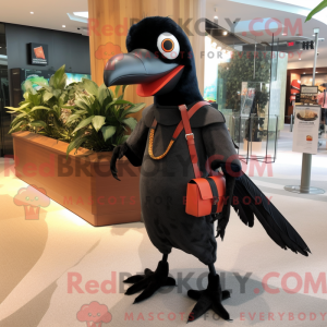 Mascot character of a Black...