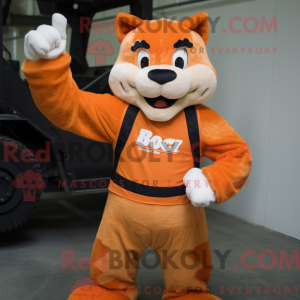 Mascot character of a...