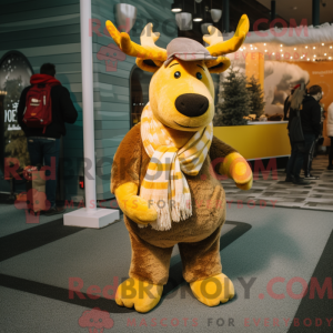 Mascot character of a Gold...