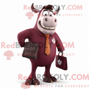 Postava maskota Maroon Zebu...