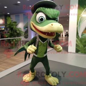 Personagem de máscara de...