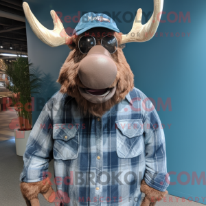 Mascot character of a Moose...