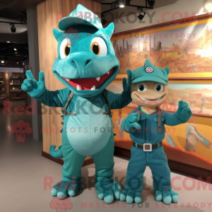 Mascot karakter van een...
