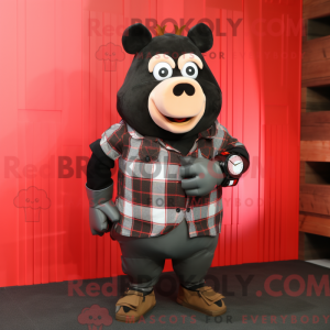 Mascot character of a Black...