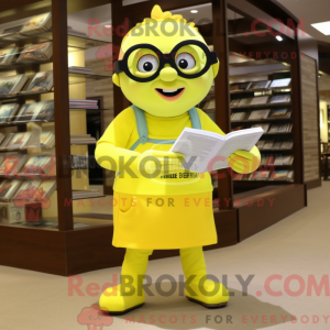 Mascot character of a Lemon...