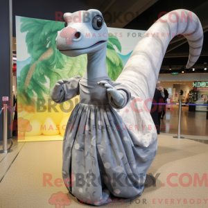 Mascot character of a Gray...