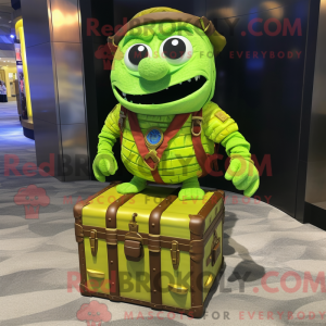 Mascot character of a Lime...