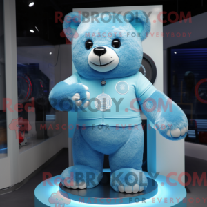 Mascottefiguur van een...