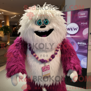 Maskottchen eines Magenta...