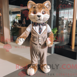 Postava maskota Tan Cat...