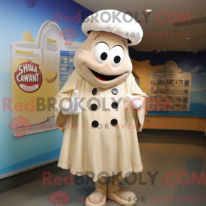 Maskotkarakter af en Cream...
