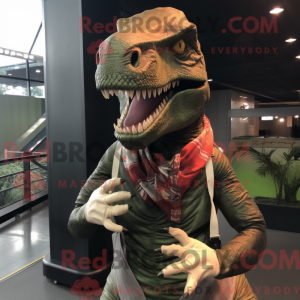 Personagem de máscara de um...