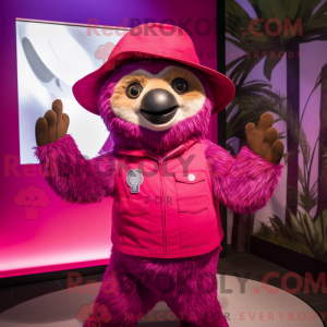 Mascot karakter van een...