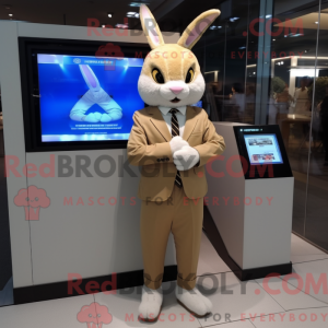 Mascottefiguur van een...