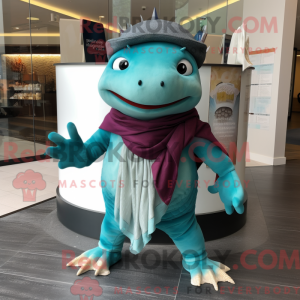 Mascot karakter van een...