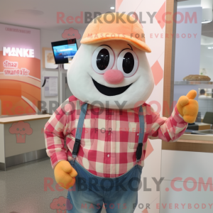 Mascot character of a Peach...