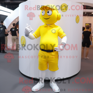 Mascot character of a Lemon...